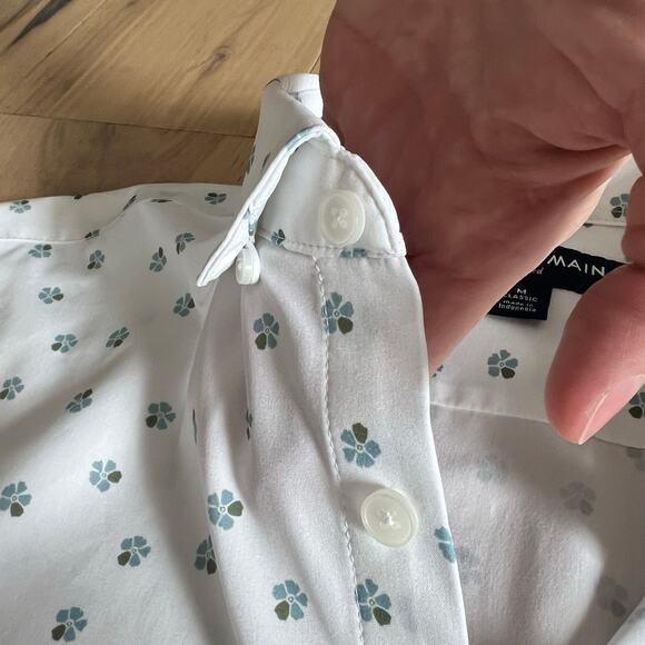 Mizzen+Main - Leeward Short Sleeve Button-Down Shirt - Size M - Picture 5 of 9